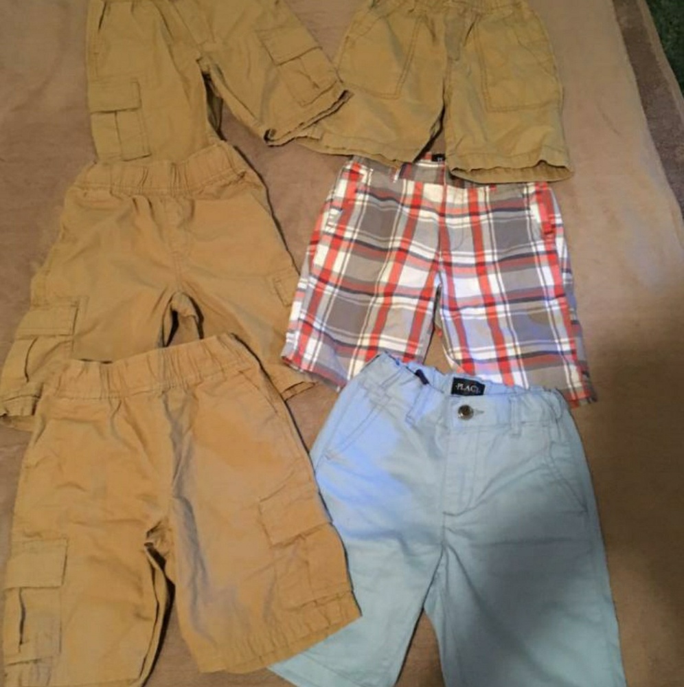 Boys shorts, size 6, lot of 6
